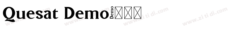 Quesat Demo字体转换 Quesat Demo字体转换